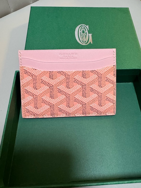 Goyard Accessories - Goyard Saint-Sulpice Card Wallet Pink